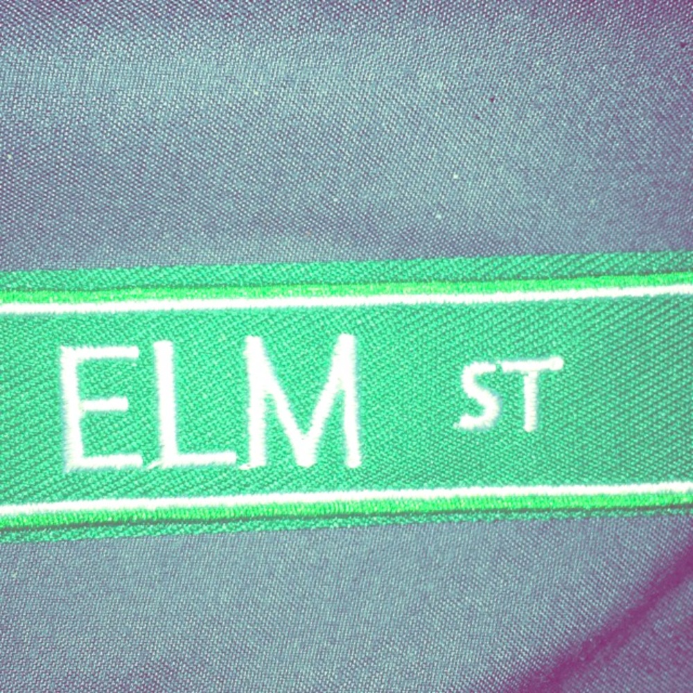 Elm st iron on patch